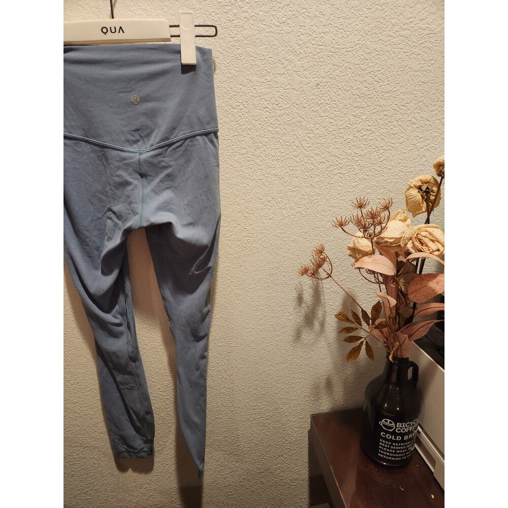 Lululemon Align High-Rise 25" Light Blue‎ Leggings Size 2 Nulu Yoga Pants - Picture 2 of 3